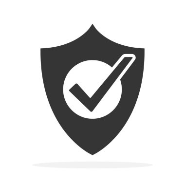 Kalkan simgesi - vektör.