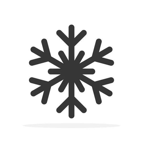 Sneeuwvlokje pictogram - vector. — Stockvector