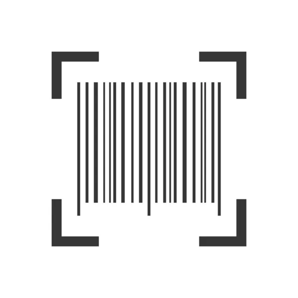 Icono de código de barras - vector . — Vector de stock