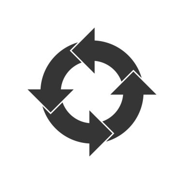 Çember ok - vektör.