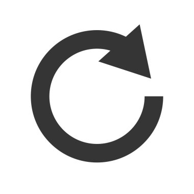 Çember ok - vektör.