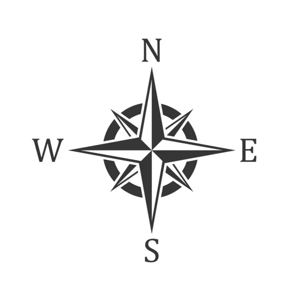 Compass ikon - vektor. — Stock vektor