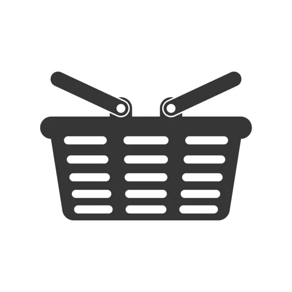 Ícone da cesta de compras - vector . —  Vetores de Stock