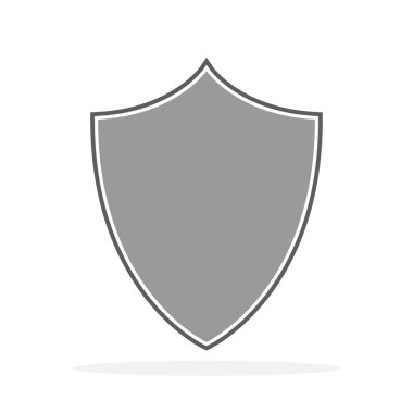 Kalkan simgesi - vektör.