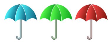 Şemsiye Icon - vektör.