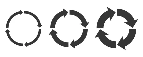 Setas circulares - vetor . —  Vetores de Stock