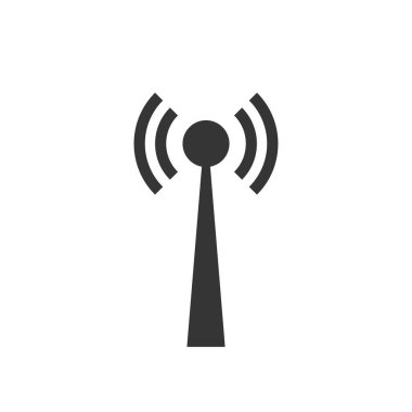 Vektör Anten simgesi izole edildi.