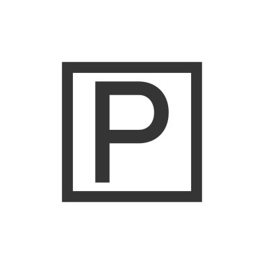 Vektör park simgesi izole edildi.