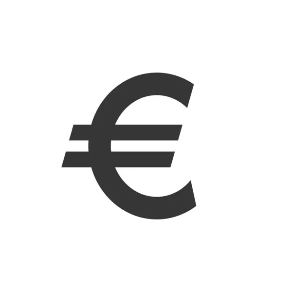 Vector Euro ícone de dinheiro isolado . — Vetor de Stock
