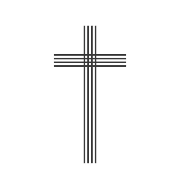 基督教十字图标-矢量. — 图库矢量图片