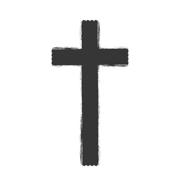 Christian Cross ikon - vektor. — Stock vektor
