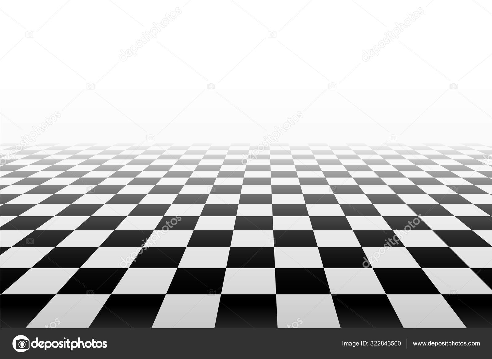 Preto e branco perspectiva quadriculado fundo - ilustração vetorial imagem  vetorial de chekman1© 322843560