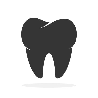 vektör diş simgesi.