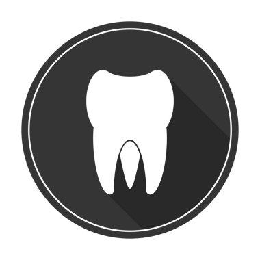 vektör diş simgesi.