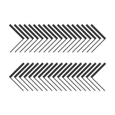 Oklar ayarlandı - vektör.