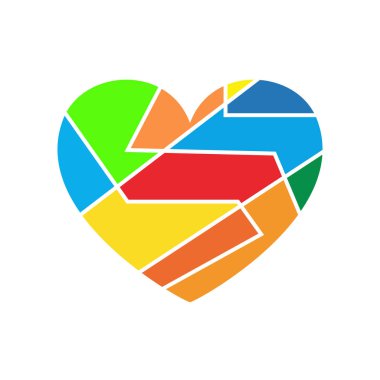 Kalp simgesi - vektör