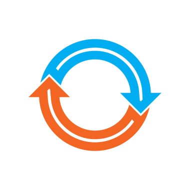 Çember ok - vektör.