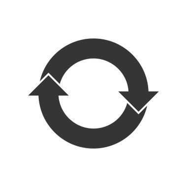 Çember ok - vektör.