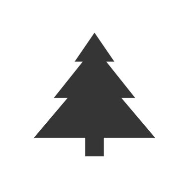 Noel ağacı simgesi - vektör.