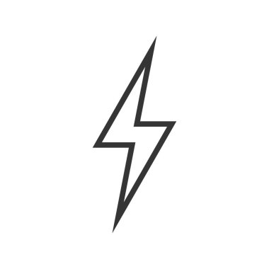 Şimşek simgesi - vektör.