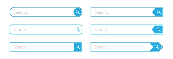 検索バー-ベクトル要素ウェブデザイン. — ストックベクタ