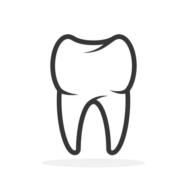 Vector Tooth icon. — Stock Vector