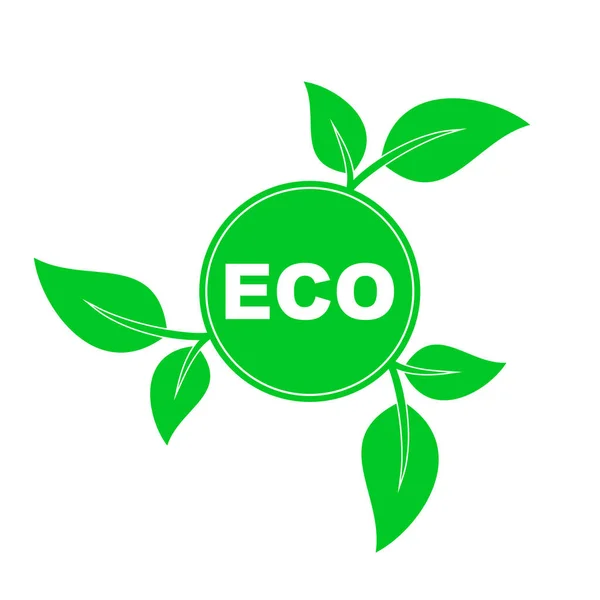 Milieuvriendelijk milieu. Vectorontwerpelement. — Stockvector