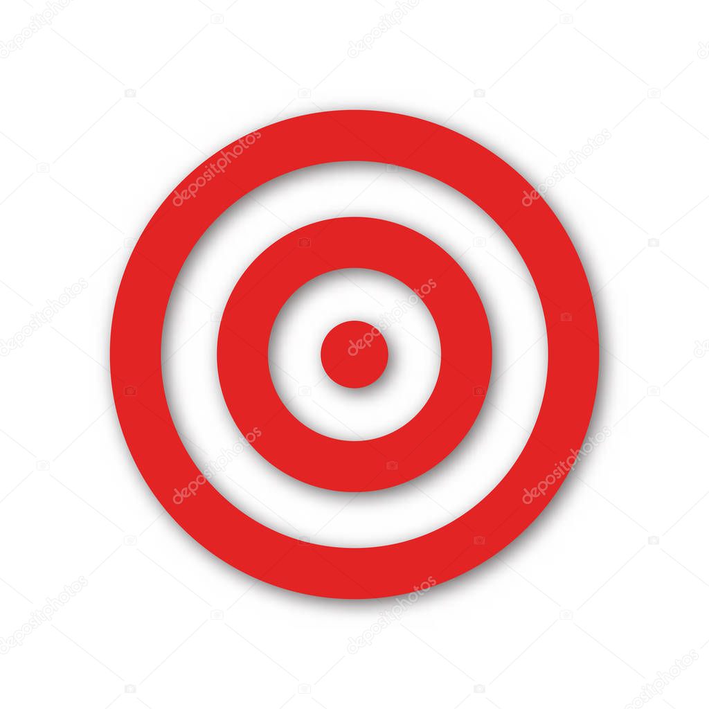 Vector target icon.