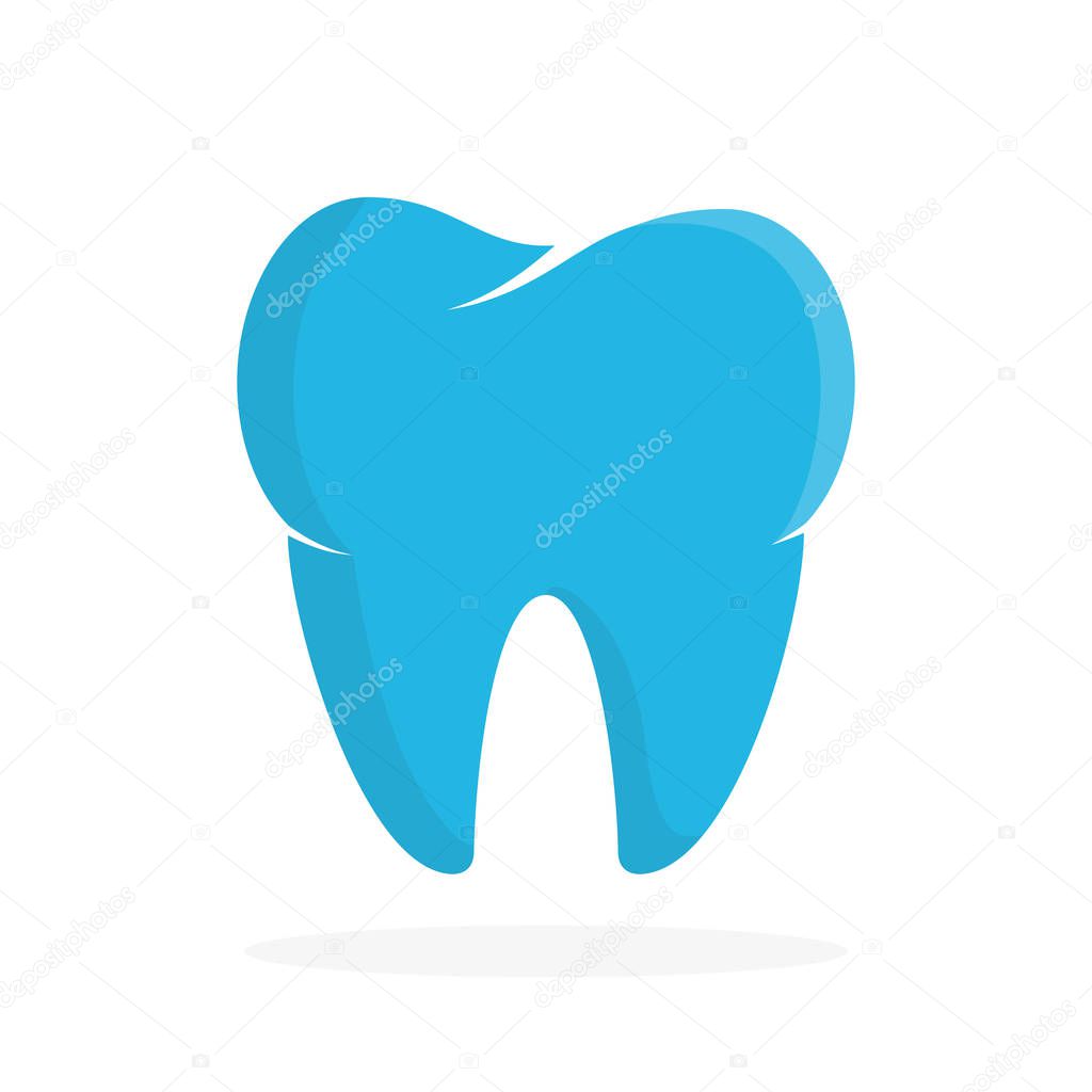 Vector Tooth icon.