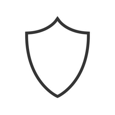 Kalkan simgesi - vektör.