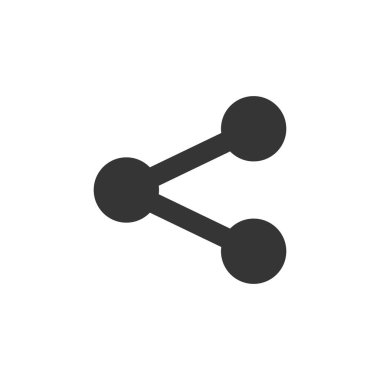 Simgeyi paylaş - vektör illüstrasyonu.