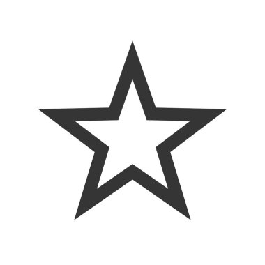 Yıldız simgesi - vektör.