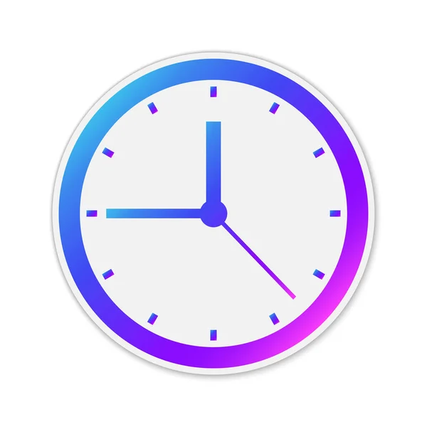 Color vector Clock icon. — Stock Vector