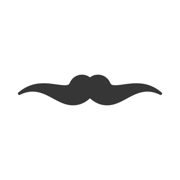 Icône de moustache vectorielle . — Image vectorielle