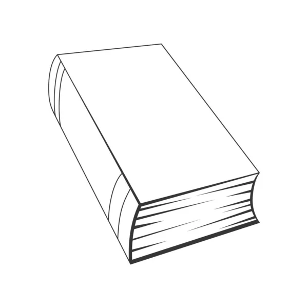 Icono del libro - vector — Vector de stock