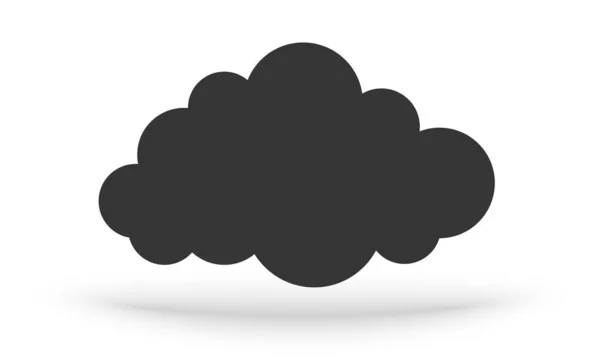Icona del vettore nuvola — Vettoriale Stock