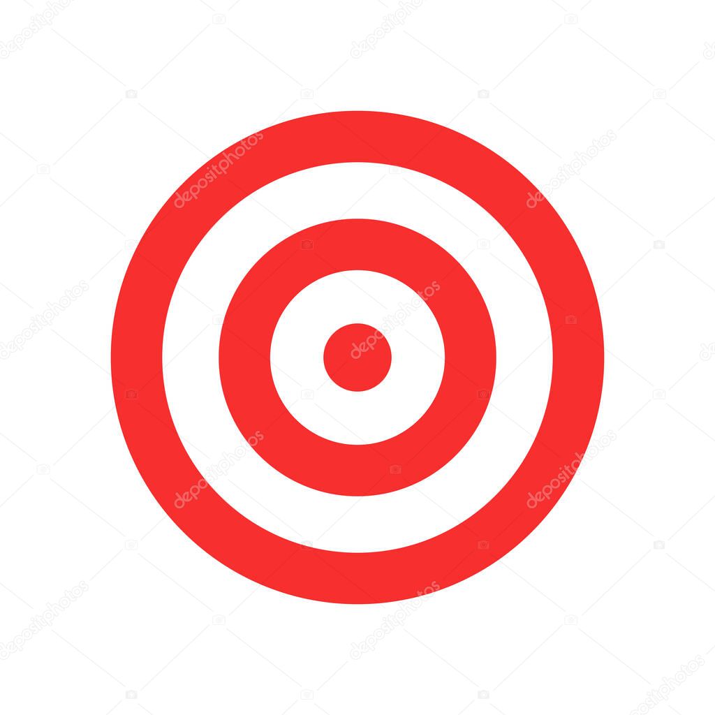Vector target icon.