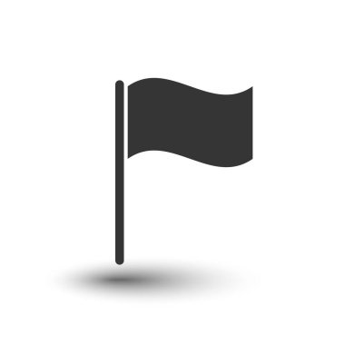 Bayrak simgesi - vektör.