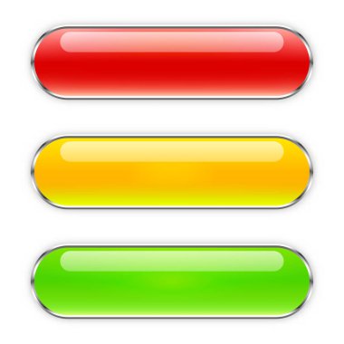 Vector parlak düğmeler