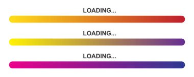 Vektör yükleme simgelerinin kümesi.