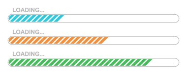 Vektör yükleme simgelerinin kümesi.