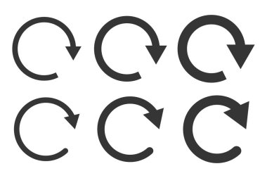 Çember okları - vektör.