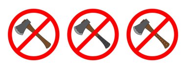 Ax işaretini durdur. Eksen işareti yok