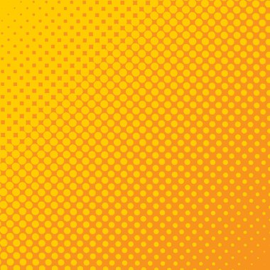 Soyut yarım tonlu noktalar arka plan. Vektör çizimi. Sarı noktalar arka plan. Yarıton deseni