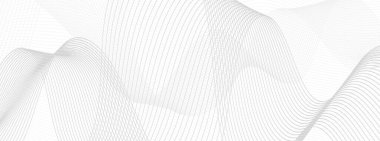 Dalgalı çizgiler sanat arka planı. Vektör çizimi. Soyut doğrusal arkaplan