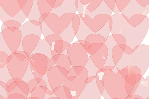 Pink Hearts Texture Background Abstract Concepts Love Valentine Sweetest Day — 스톡 사진