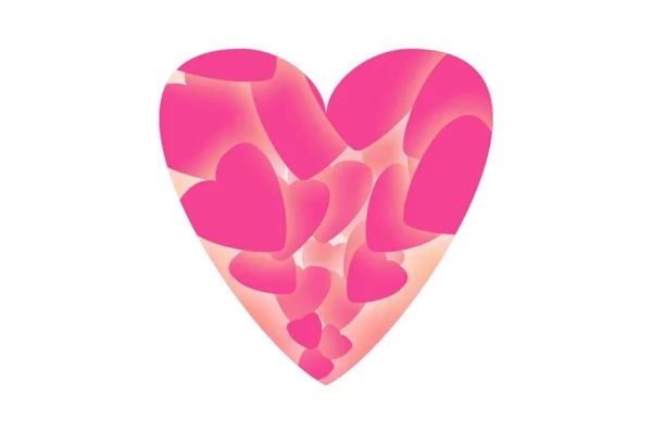 Coração de amor de Valentim ou dia importante — Fotografia de Stock