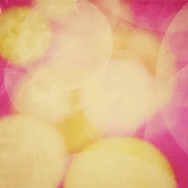 Vintage mixing sweet acid grunge bubbles Bokeh abstract background. Celebration, party, Christmas vibes, New Year, anniversary, or blurred fun themes with vivid lightbulbs and flare concepts. — Stok fotoğraf