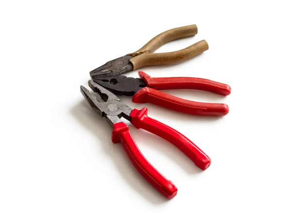 Pliers multifunctional hand-held mounting tool isolated on white background — ストック写真