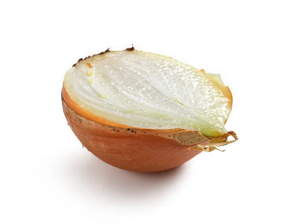 Half head of onion on a white background — ストック写真